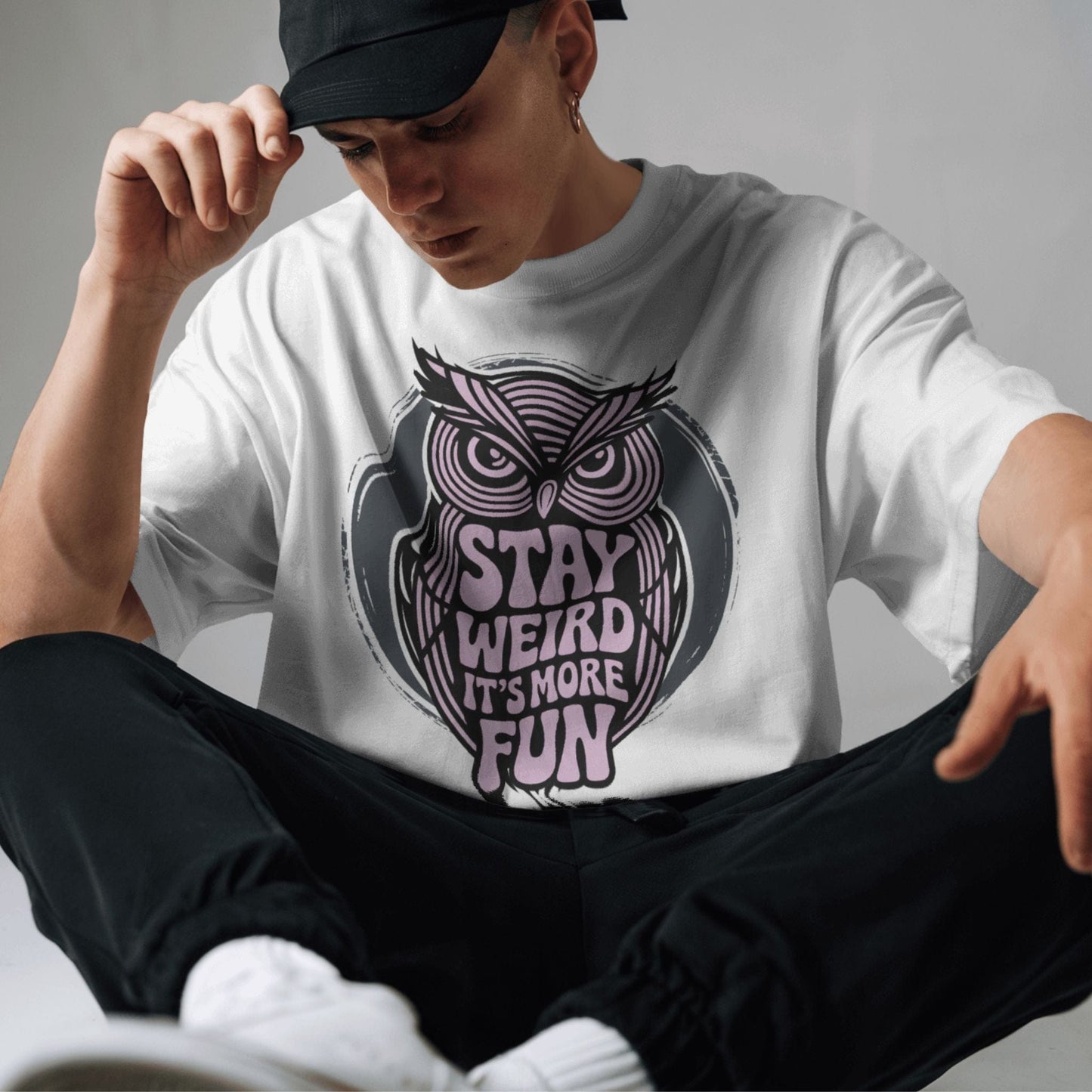 Stay Weird Psychedelic Owl