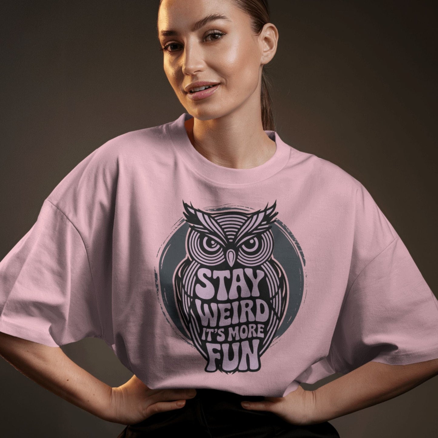 Stay Weird Psychedelic Owl