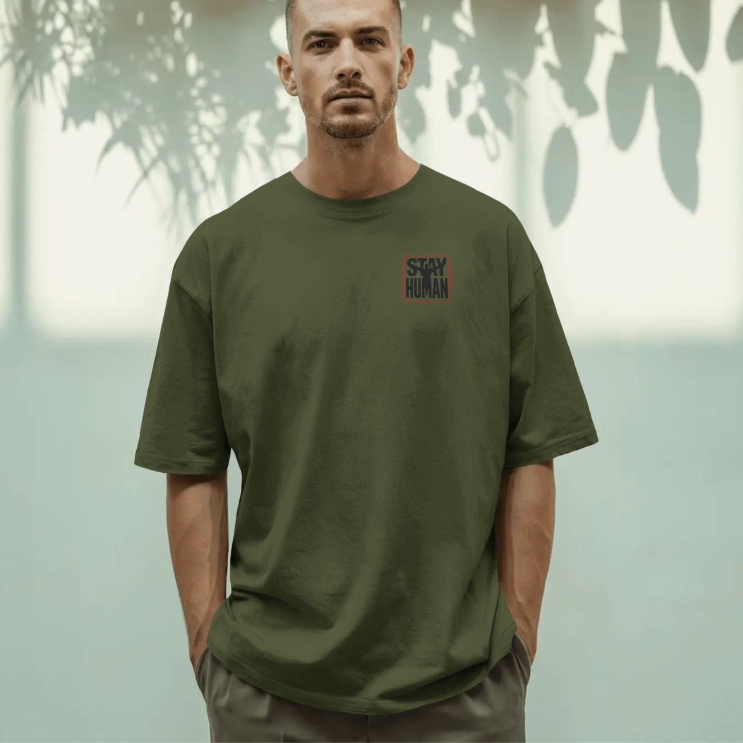 Stay Human – Bold Frame