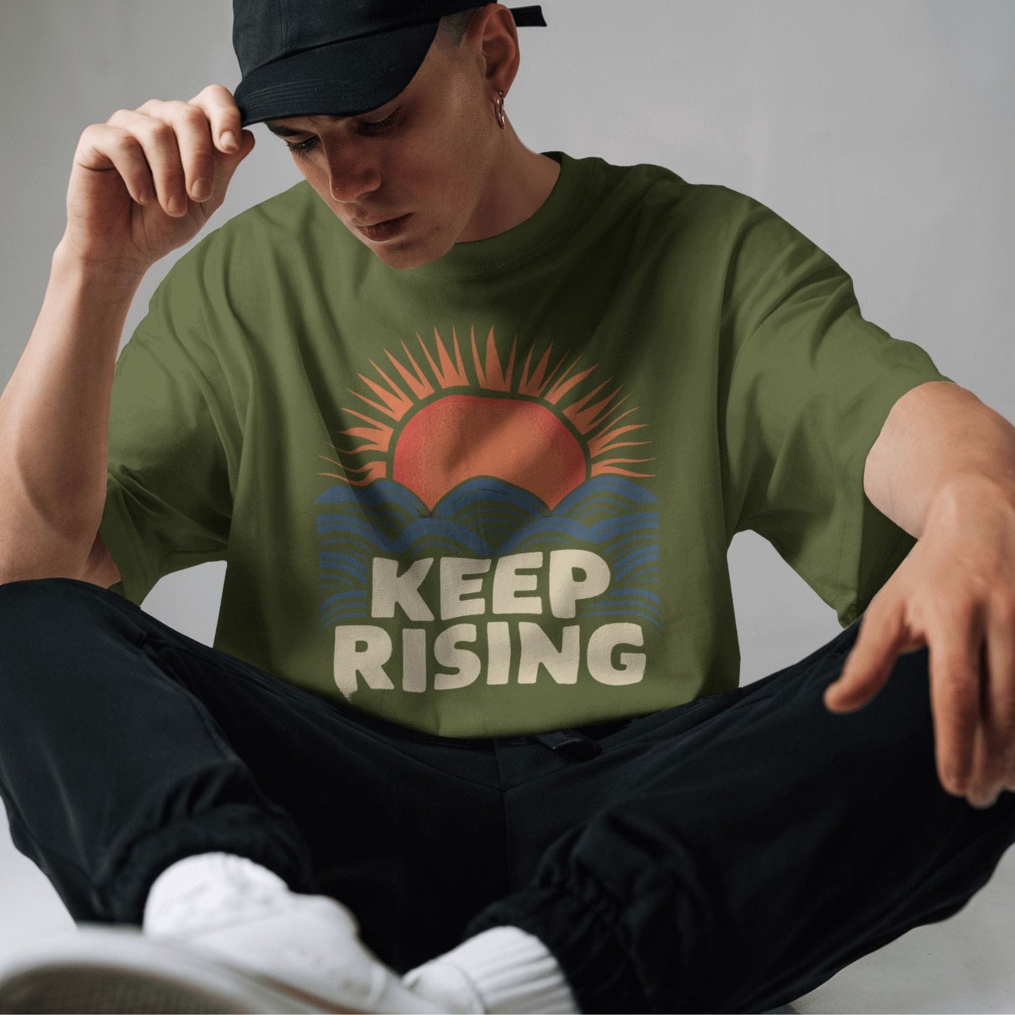 Keep Rising Retro Sunset