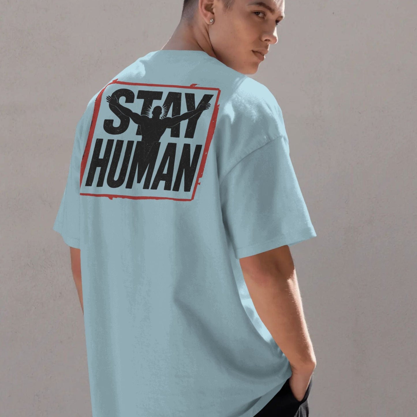 Stay Human – Bold Frame