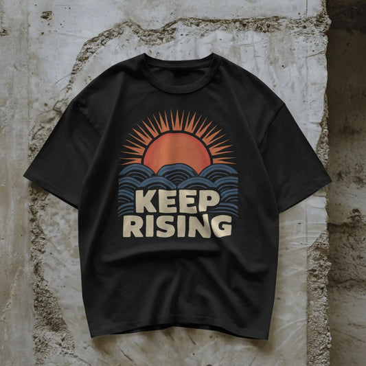 Keep Rising Retro Sunset