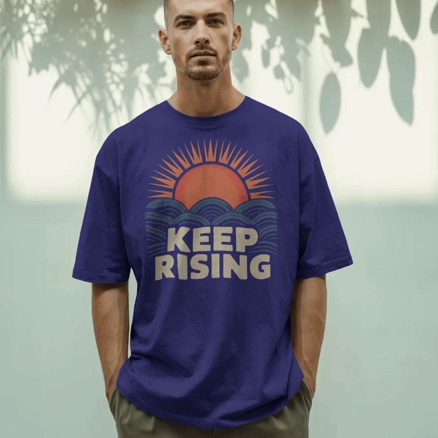 Keep Rising Retro Sunset